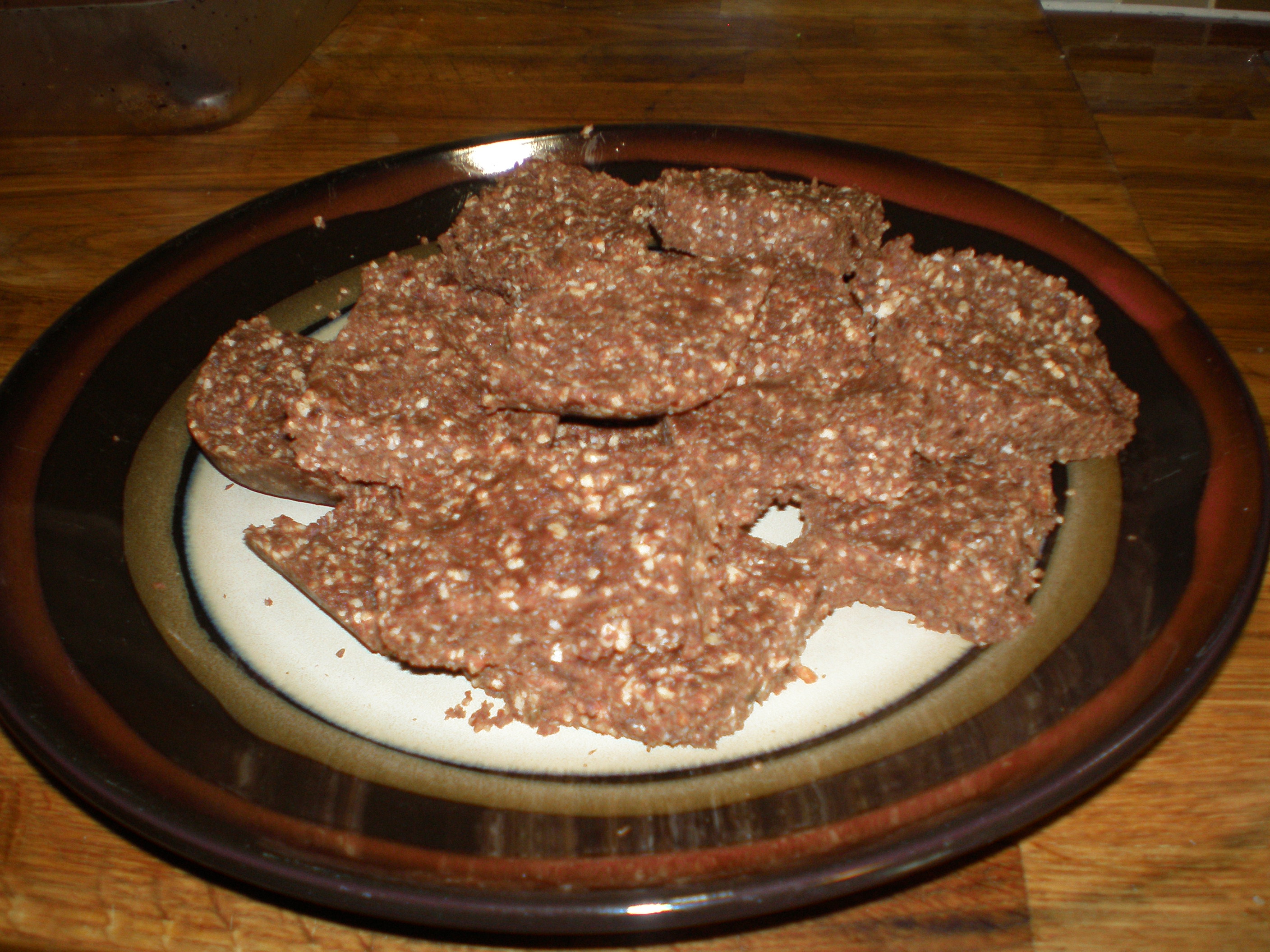 Raw Chocolate Almond Brownies