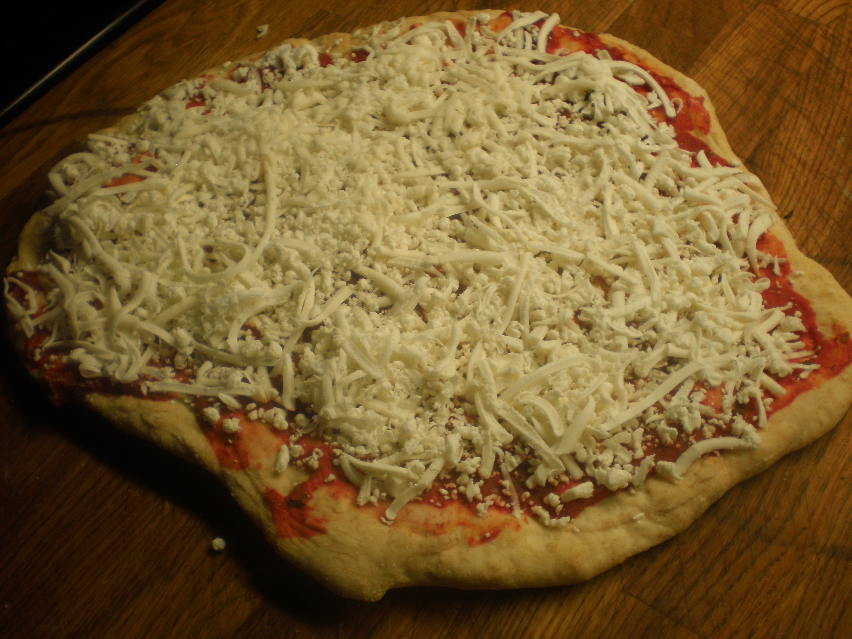 Homemade Frozen Pizza
