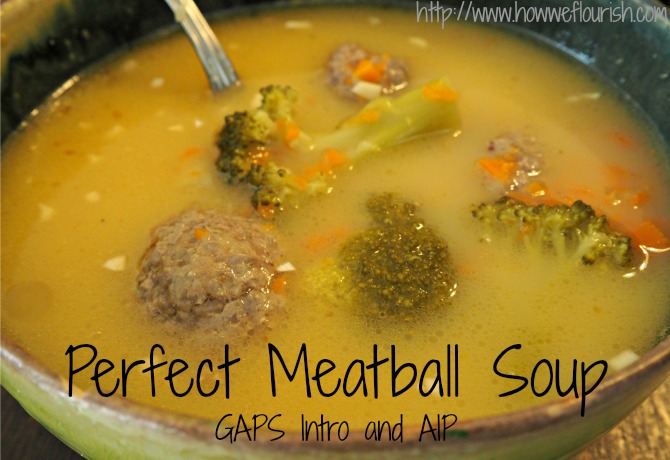 Perfect Meatball Soup (GAPS Intro/AIP)